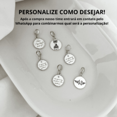 Berloque Personalizável Frente e Verso - comprar online