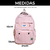 MOCHILA TEDDY - ROSA Mescrs4440 - comprar en línea