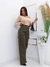 Calça Cargo Feminina Sarja Feminino Com Bolso Lateral - marytheo