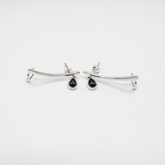 Ear Cuff pedra ônix