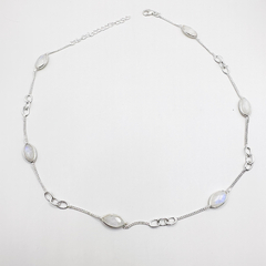 Colar Choker Pedra da Lua