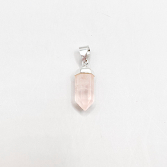 Pingente Cristal Quartzo Rosa