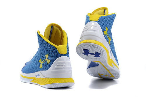 Tênis Under Armour Curry 1 Black and Gold Banner