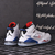 Tênis Nike Air Jordan Mars 270 White Blue Red na internet