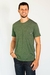 Camiseta Casual Bolso - Masculina - Verde Floresta na internet