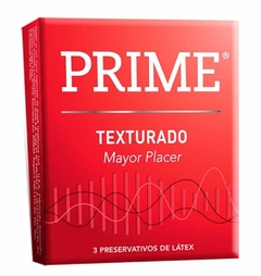 Preservativos PRIME texturado x 3