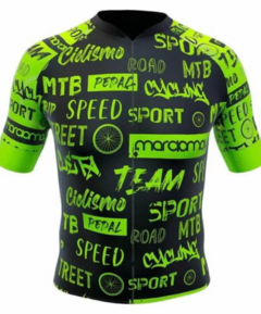 Camisa Ciclismo Masculino Marcio May Graphite