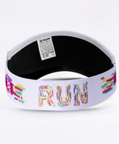 Viseira Para Corrida HUPI Run Colors Branca - comprar online