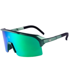 Óculos de Sol HB Edge esportivo Matte Metallic Green Chromen