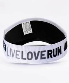 Viseira Hupi para Corrida Live Love Run Branca - comprar online