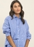 Camisa Listrada Blue - Libér | Loja online de moda feminina