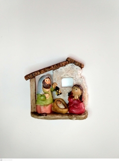 Pesebre navideño casita