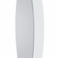 Espejo redondo con marco blanco de 60 cm - comprar online