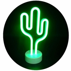 Lampara de neon cactus - comprar online