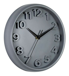 Reloj de pared gris - comprar online