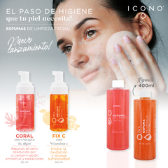 Coral - Espuma de limpieza facial - Bella Locura