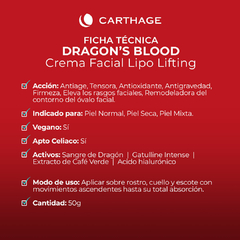 Lipo Lifting Crema Facial Dragon's Blood en internet