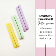 Esponjas de celulosa - Pack x 4 unidades -