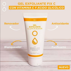 Gel Exfoliante Iluminador con Vitamina C - Línea Fix C - Bella Locura