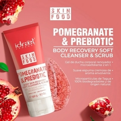 Pomegranate & Prebiotic - Gel de ducha corporal microexfoliante - comprar online