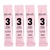 Kit 4 Refil Gel Sculping Linha Light 15ml 3 Pink - Real Love