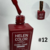 Esmalte gel vermelho coleção #12