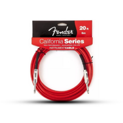 Cable Fender California Plug-Plug Cristal 6 Mtrs