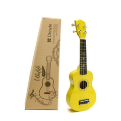 Ukelele Disbyte Soprano con funda y manual Amarillo - comprar online