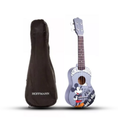 Ukelele Hoffmann Soprano Mickey Mouse con funda