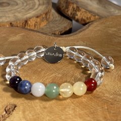 Pulseira Terapêutica - 7 Chakras Cristal de Quartzo - comprar online