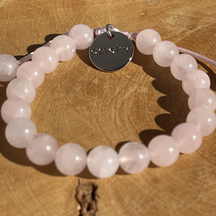 Pulseira Terapêutica - Quartzo Rosa - comprar online