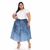 Saia jeans plus size. - Aure Modas