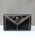 Clutch em Couro Preta Elemento Zen