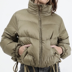 Campera puffer Laurence oliva - Calo Clothes