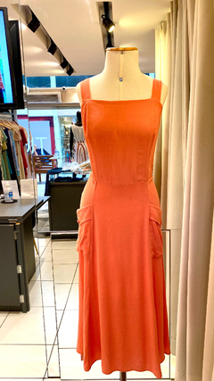 Vestido Viscolinho Coral - Fino Look