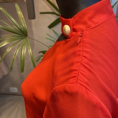 Blusa Crepe Vermelha na internet