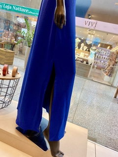 Imagem do Vestido Crepe Babado Azul