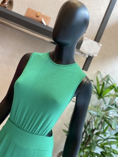 Vestido Longo Viscolycra Verde - comprar online