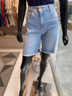 Bermuda Jeans Desfiada Clara - comprar online