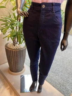 Calça Cigarrete Jeans Botões