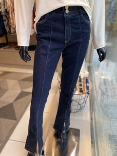 Calça Flare Friso Jeans