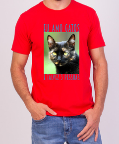 Imagem do Camiseta Quality Mama Gipsy Eu amo Gatos.