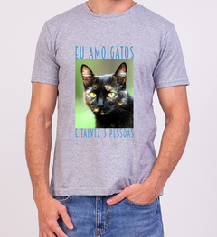 Camiseta Quality Mama Gipsy Eu amo Gatos.