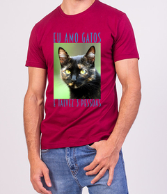 Imagem do Camiseta Quality Mama Gipsy Eu amo Gatos.