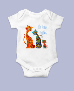 Body Infantil Eu amo gatos Mama Gipsy on internet