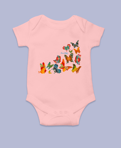 Body Infantil Borboletas Mama Gipsy