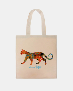 Ecobag de algodão orgânico Mama Gipsy Gato