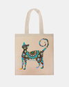 Ecobag de algodão orgânico Mama Gipsy Gato Azul