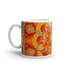 Caneca com mandala Mama Gipsy. - comprar online