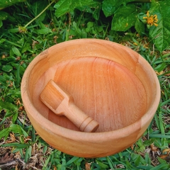 Bowl + Mini Colher de Madeira